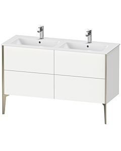 Duravit XViu Waschtisch-Unterschrank XV44850B118 128x48x59,4cm, 4 Auszüge, stehend, champagner matt, weiß matt