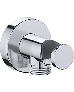 Duravit coude mural UV0630009010 DN 15, avec support douchette, rosace ronde, chromé