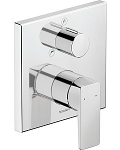 Duravit Manhattan finishing set MH5210012010 concealed bath mixer, diverter valve, chrome