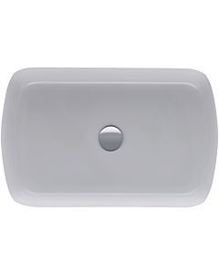 Duravit Collection One countertop basin 2384602079 60x40cm, without tap hole, overflow, tap hole platform, ground, white high gloss HygieneGlaze