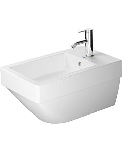 Duravit Vero Air Wand Bidet 22741500001 weiß wondergliss, mit Überlauf, mit Hahnloch