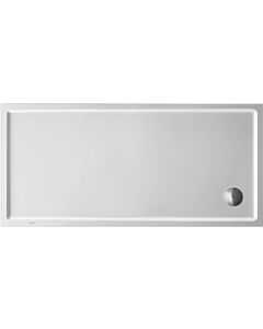 Duravit Starck Slimline de douche rectangulaire 720238000000000 160 x 80 x 6 cm, blanc