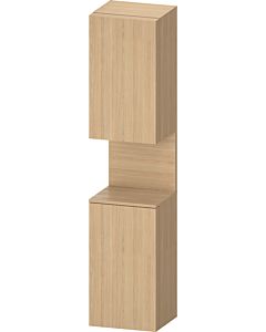 Duravit Qatego tall cabinet QA1346R30300010 40x36x1760cm, 2 doors, niche lighting, hinged right, natural oak