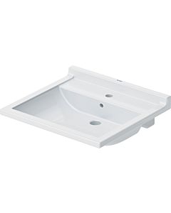 Duravit Waschtisch Starck 3 Vital 60 x 54,5 cm, weiss m. WonderGliss
