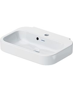 Duravit Happy D.2 Hand washbasin 07095000001 50 x 36 cm, white, wondergliss, with overflow
