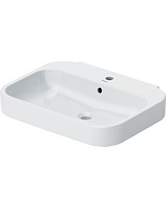Duravit Happy D.2 Waschtisch 23166500001 65 x 50 cm, weiss, wondergliss, 1 Hahnloch