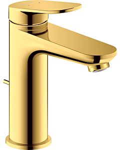 Duravit M Wave Waschtischarmatur WA1020001034 Ausladung 122mm, mit Zugstangen-Ablaufgarnitur, Gold poliert