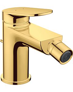 Duravit Wave mitigeur de bidet WA2400001034 projection 128mm, avec tirette garniture de vidange , or poli