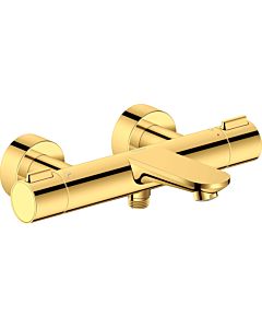 Duravit Wave Bath mixer WA5220000034 surface-mounted, shut-off and diverter valve, polished gold