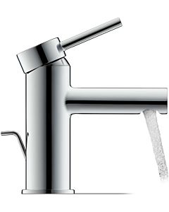 Duravit S MinusFlow Circle Waschtischarmatur CE1012001010 mit Zugstangen-Ablaufgarnitur, Ausladung 100mm, chrom Hochglanz