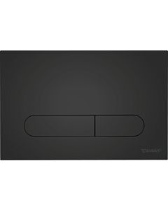 Plaque d&#39;activation DuraSystem Duravit WD5009031000, pour Beta WC , noir mat