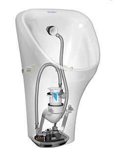 Duravit DuraStyle Urinal 28063100001 Batterieanschluss, ohne Fliege, weiss, wondergliss