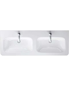 Duravit DuraStyle Doppel Waschtisch 23381300001 130 x 48 cm, weiss, wondergliss, für Möbel