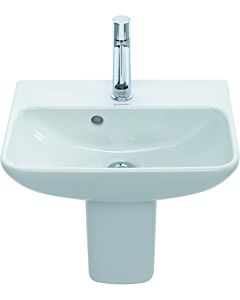 Duravit ME by Starck Waschtisch 07194500001 45 x 32 cm, weiss, wondergliss, 1 Hahnloch