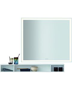 Duravit L-Cube Regalelement LC120001818 80 x 14 cm, weiß matt, 3 Fächer, horizontal