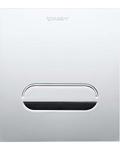 Duravit Plaque de déclenchement DuraSystem WD5007023000 13 x 15 cm, filet, pour urinoir, zinc moulé sous pression, chromé haute brillance