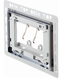 Duravit DuraSystem Einbaurahmen WD6001021000 22,44 x 15,4 cm, flächenbündig, für Kunststoff, chrom hochglanz