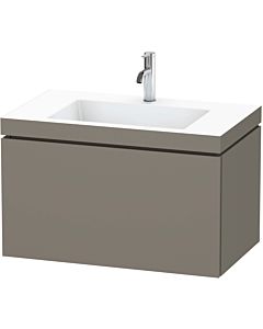 L-Cube Duravit vasque LC6917O9090 80 x 48 cm, 2000 , flanelle gris soie mat, coulissant 2000