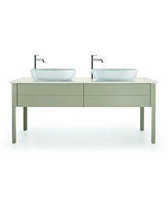 Duravit Luv Waschtischunterschrank LU9562B6060 178,3x57x74,3cm, Taupe Seidenmatt, 2 Auszüge, stehend