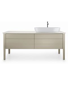 Duravit Luv Duravit Luv LU9468R1717 178,3x59,5cm, right, white structure, made of quartz stone, 1 cutout