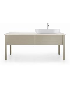 Duravit Luv Waschtischunterschrank LU9563R6060 178,3x57cm, rechts, Taupe Seidenmatt, 2 Auszüge, stehend