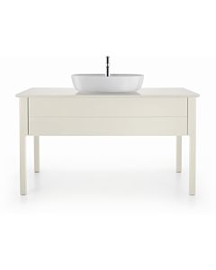 Duravit Luv Meuble-lavabo LU956103939 138,8x57x74,3cm, Soie blanc nordique mat, 1 tiroir, debout
