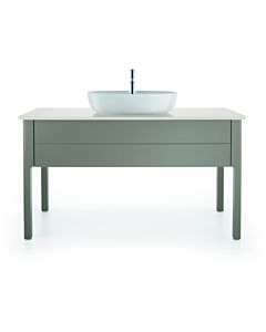 Duravit Luv Waschtischunterschrank LU956109292 138,8x57x74,3cm, Steingrau Seidenmatt, 1 Auszug, stehend