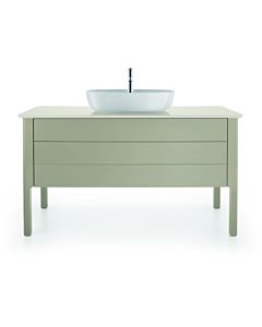 Duravit Luv Waschtischunterschrank LU956606060 138,8x57x74,3cm, Taupe Seidenmatt, 1 Schubkasten, 1 Auszug, stehend