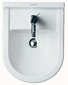Duravit Starck 3 Wand Bidet 2230150000 weiss, mit Hahnloch und Überlauf