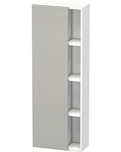 Duravit DuraStyle Hochschrank DS1238L0718 50x24x140cm, Tür links, betongrau/weiß matt