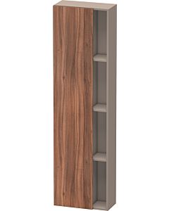 Duravit DuraStyle cabinet DS1248L7943 50x24x180cm, door on the left, natural walnut / matt basalt