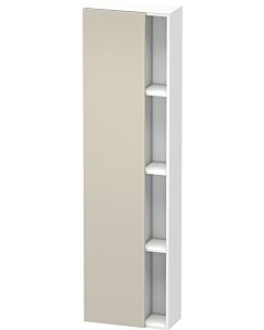 Duravit DuraStyle cabinet DS1248L9118 50x24x180cm, door on the left, taupe / matt white
