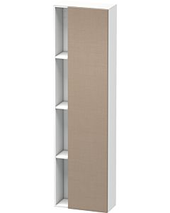 Duravit DuraStyle cabinet DS1248R7518 50x24x180cm, door on the right, linen / matt white