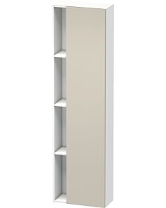 Duravit DuraStyle cabinet DS1248R9118 50x24x180cm, door on the right, taupe / matt white