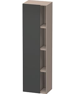 Duravit DuraStyle DS1249L4943 50x36x180cm, porte à gauche, graphite mat / basalte mat