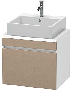 Duravit DuraStyle vanity unit DS530007518 60 x 47.8 cm, linen / matt white, for console, 2000 pull-out