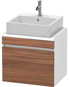 Duravit DuraStyle vanity unit DS530007918 60 x 47.8 cm, natural walnut / matt white, for console, 2000 pull-out