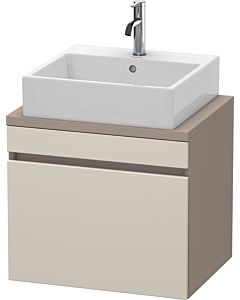 Duravit DuraStyle vanity unit DS530009143 60 x 47.8 cm, taupe / basalt matt, for console, 2000 pull-out