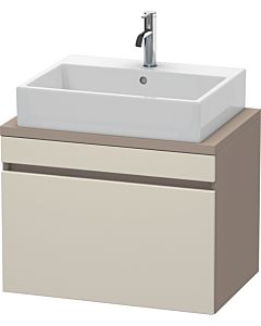 Duravit DuraStyle vanity unit DS530109143 70 x 47.8 cm, taupe / basalt matt, for console, 2000 pull-out