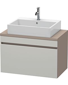 Duravit DuraStyle Waschtisch-Unterschrank DS530200743 80 x 47,8 cm, betongrau/basalt matt, für Konsole, 1 Auszug