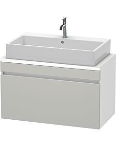 Duravit DuraStyle vanity unit DS530300718 90 x 47.8 cm, concrete gray / matt white, for console, 2000 pull-out