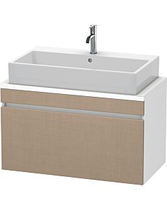 Duravit DuraStyle vanity unit DS530307518 90 x 47.8 cm, linen / matt white, for console, 2000 pull-out