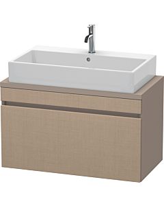 Duravit DuraStyle vanity unit DS530307543 90 x 47.8 cm, linen / matt basalt, for console, 2000 pull-out