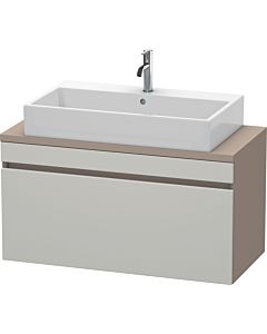 Duravit DuraStyle Waschtisch-Unterschrank DS530400743 100 x 47,8 cm, betongrau/basalt matt, für Konsole, 1 Auszug
