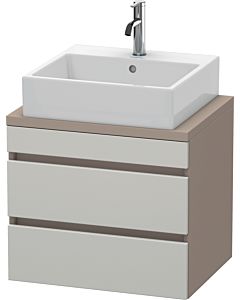 Duravit DuraStyle vanity unit DS530500743 60 x 47.8 cm, concrete gray / basalt matt, for console, 2 drawers