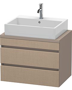 Duravit DuraStyle vasque DS530607543 70 x 47,8 cm, lin / basalte mat, pour console, 2 tiroirs