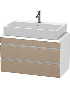 Duravit DuraStyle vanity unit DS530807518 90 x 47.8 cm, linen / matt white, for console, 2 drawers