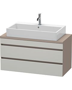 Duravit DuraStyle Waschtisch-Unterschrank DS530900743 100 x 47,8 cm, betongrau/basalt matt, für Konsole, 2 Schubkästen
