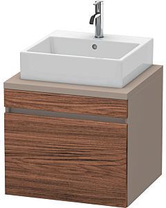 Duravit DuraStyle Waschtisch-Unterschrank DS531002143 60 x 54,8 cm, nussbaum dunkel/basalt matt, für Konsole, 1 Auszug