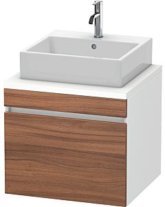 Duravit DuraStyle vanity unit DS531007918 60 x 54.8 cm, natural walnut / matt white, for console, 2000 pull-out